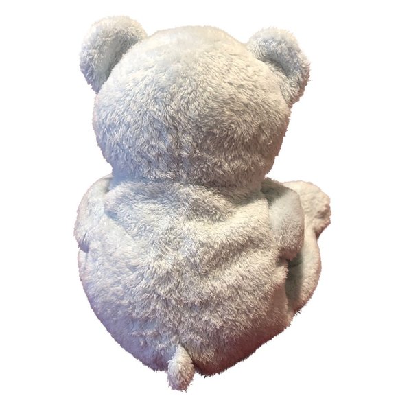 TY Tinker Pluffies Light Blue Bear, Black Bead Eyes, All Ages 10 " VINTAGE 2003 - Picture 3 of 7
